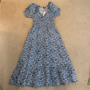 Vineyard Vines Blue Floral Maxi Dress